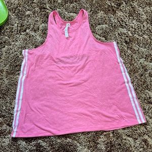 Women’s adidas pink tank top with cutout size XL